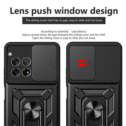 Case for OnePlus 12, Techsuit, CamShield, Black