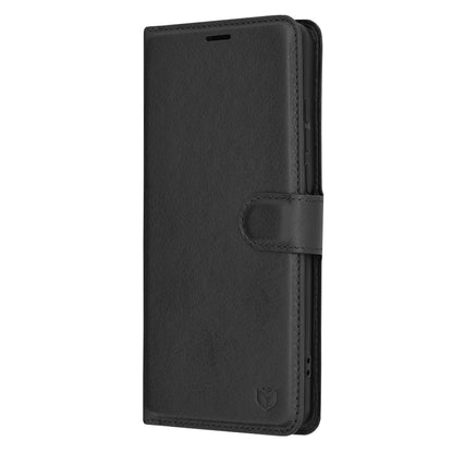 Custodia per OnePlus 12, Techsuit, Leather Folio, Nera