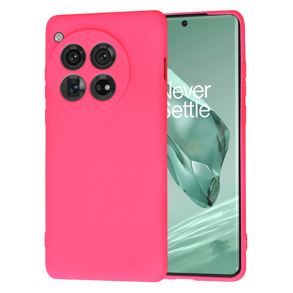 Custodia per OnePlus 12, Techsuit, SoftFlex, Rosa Scuro