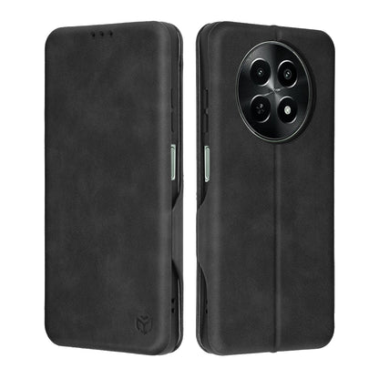 Custodia per OnePlus 12R, Techsuit, Safe Wallet Plus, Nera