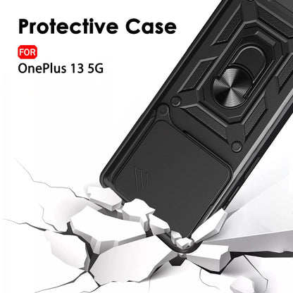 Custodia per OnePlus 13, Techsuit, CamShield, Nera