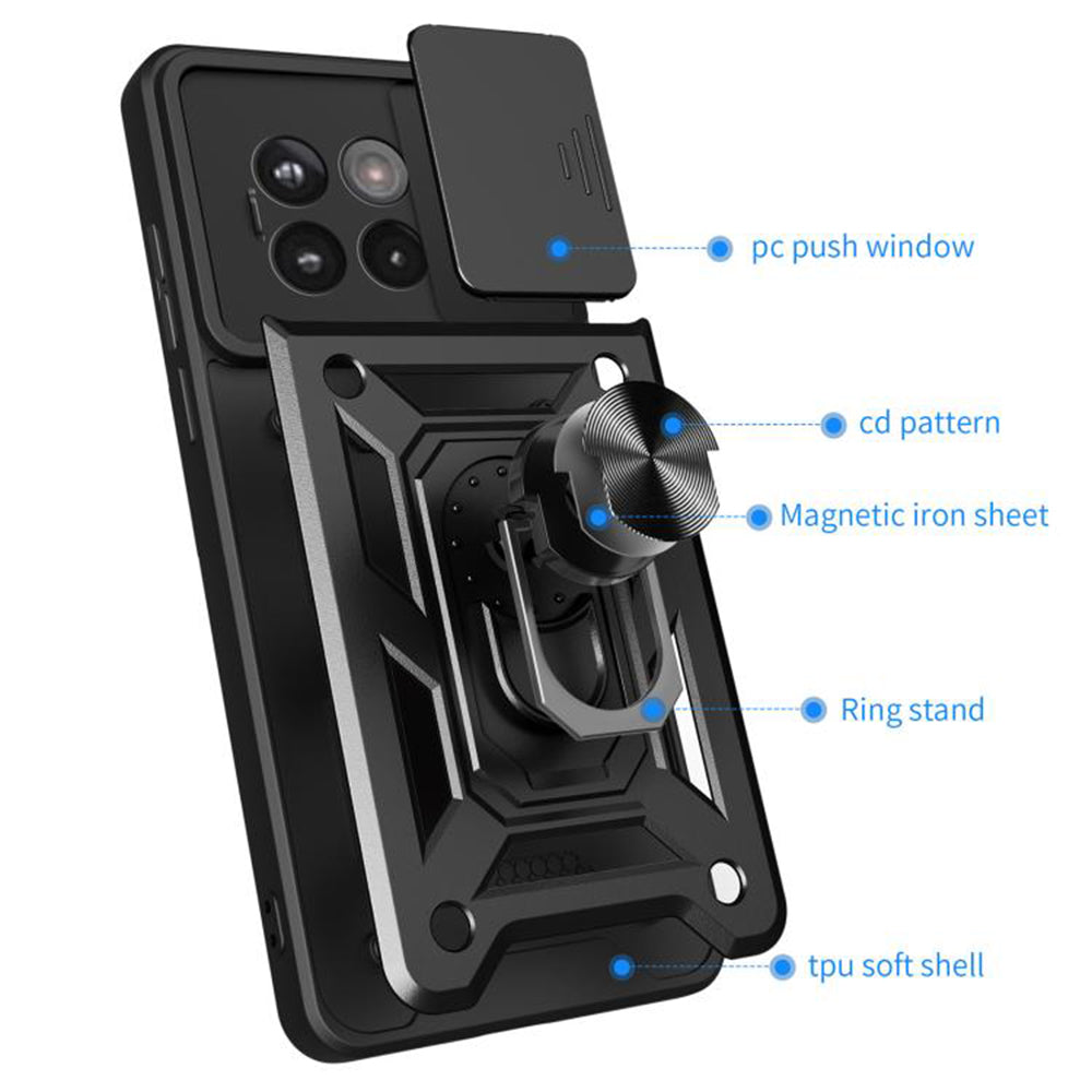 Case for OnePlus 13R, Techsuit, CamShield, Green