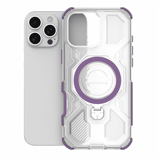 Custodia per OnePlus 15, Techsuit, Carbon Shield Pro, Viola