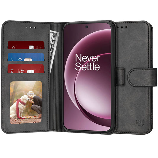 Custodia per OnePlus 15, Techsuit, Diary Book, Nera