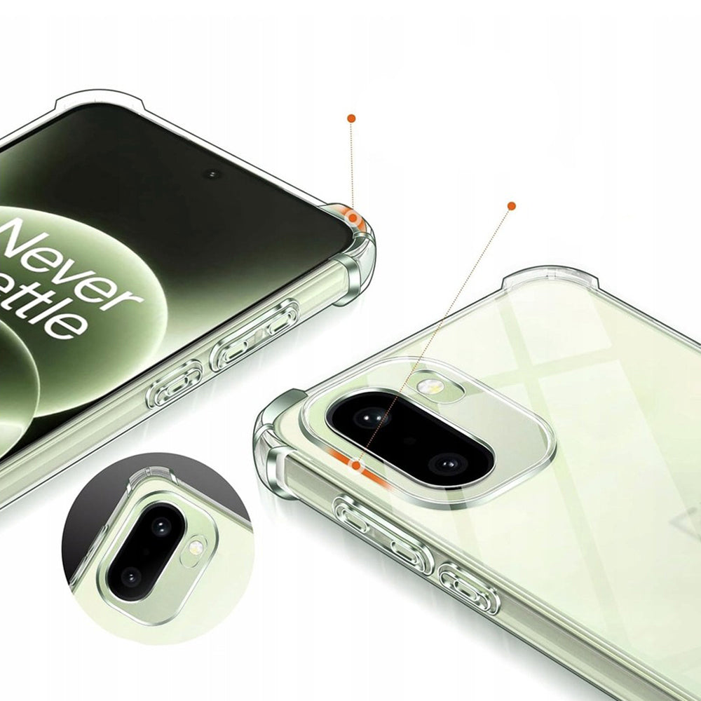 Custodia per OnePlus 15R, Techsuit, Shockproof Clear, Trasparente