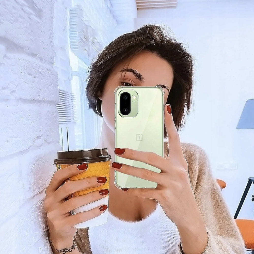 Custodia per OnePlus 15R, Techsuit, Shockproof Clear, Trasparente