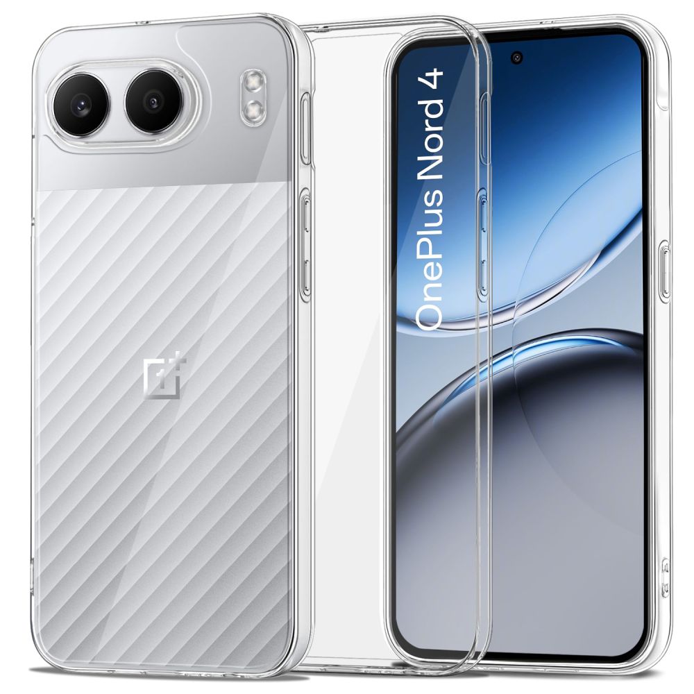 Custodia per OnePlus Nord 4, Tech-Protect, Flexair Hybrid, Trasparente 