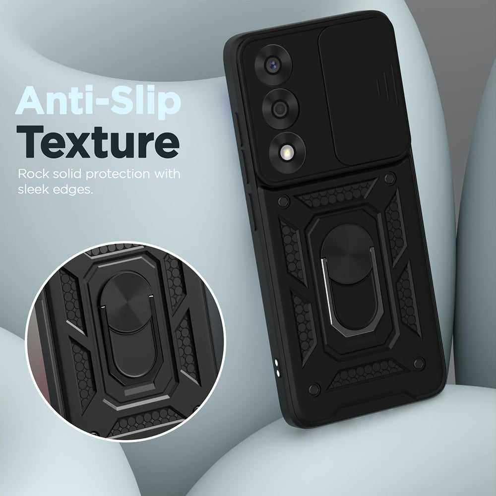 Custodia per OnePlus Nord 5, Techsuit, CamShield, Nera
