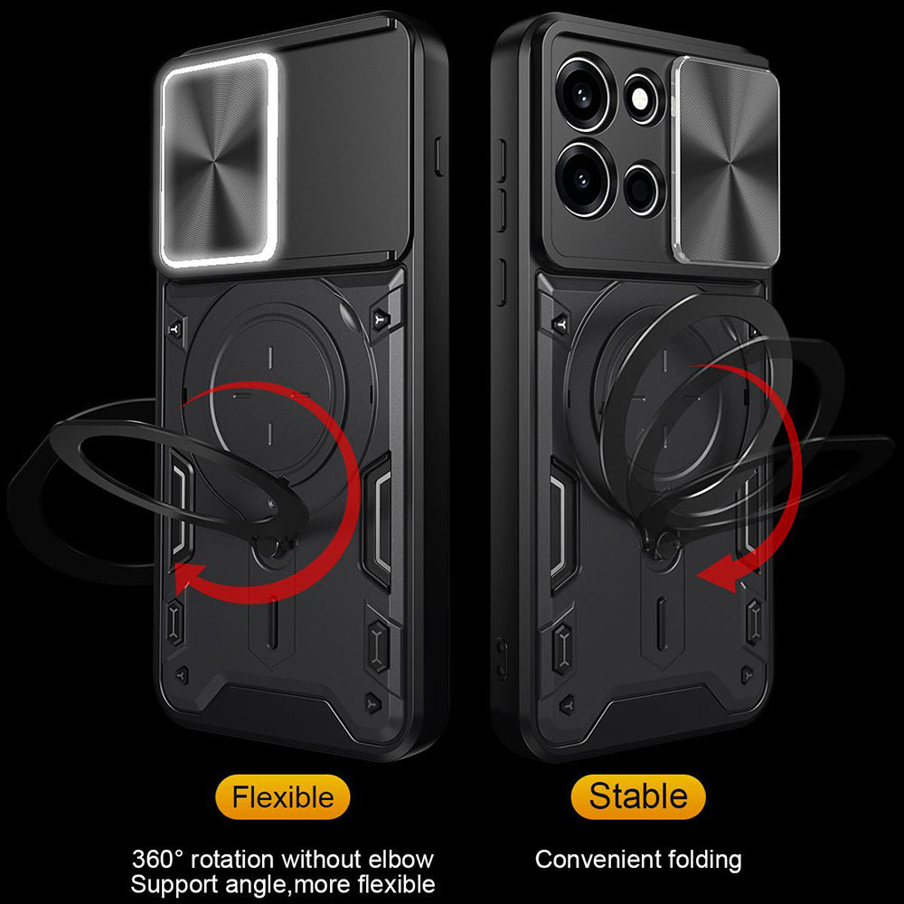 Custodia per OnePlus Nord 6, Techsuit, CamGuard Pro, Nera