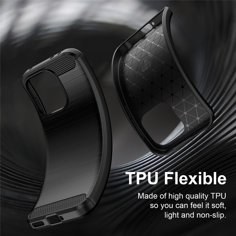 Custodia per OnePlus Nord 6, Techsuit, Carbonio, Blu
