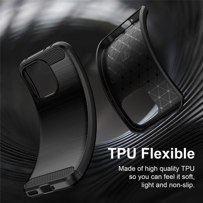 Custodia per OnePlus Nord 6, Techsuit, Carbonio, Blu