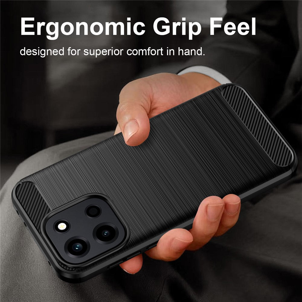 Custodia per OnePlus Nord 6, Techsuit, Carbonio, Blu