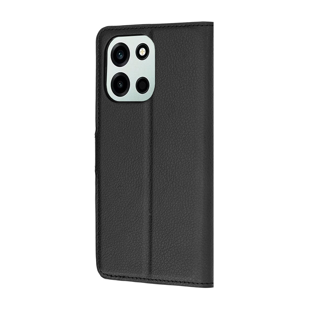 Custodia per OnePlus Nord 6, Techsuit, Leather Folio, Nera