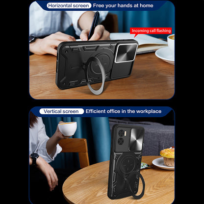 Custodia per OnePlus Nord CE4 Lite, Techsuit, CamGuard Pro, Rosa Oro