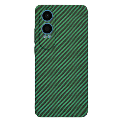 Custodia per OnePlus Nord CE4 Lite, Techsuit, Carbonite FiberShell, Verde