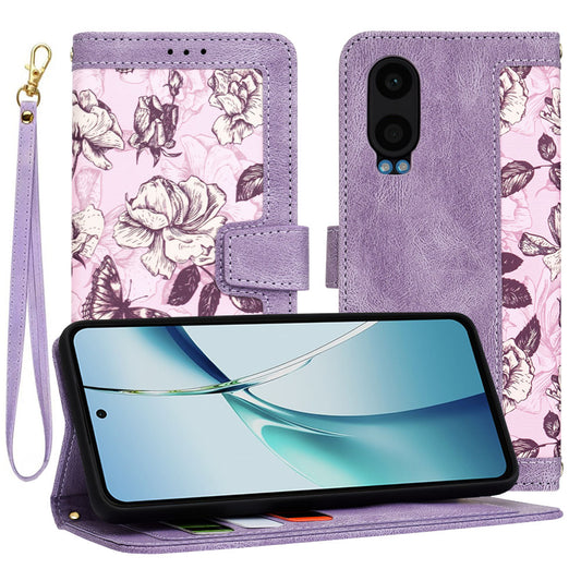 Custodia per OnePlus Nord CE4 Lite, Techsuit, FlipCraft, Viola