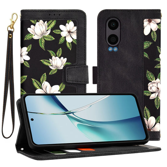 Custodia per OnePlus Nord CE4 Lite, Techsuit, FlipCraft, Nera
