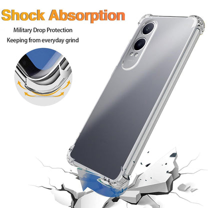 Custodia per OnePlus Nord CE4 Lite, Techsuit, Shockproof Clear, Trasparente