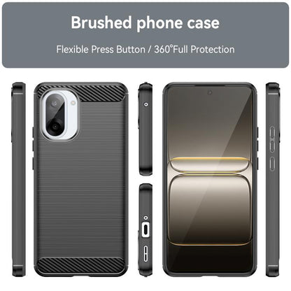Custodia per OnePlus Nord CE5, Techsuit, Carbonio, Nera