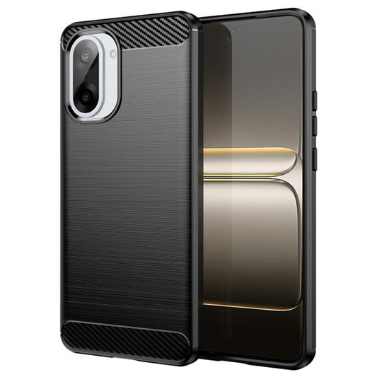 Custodia per OnePlus Nord CE5, Techsuit, Carbonio, Nera