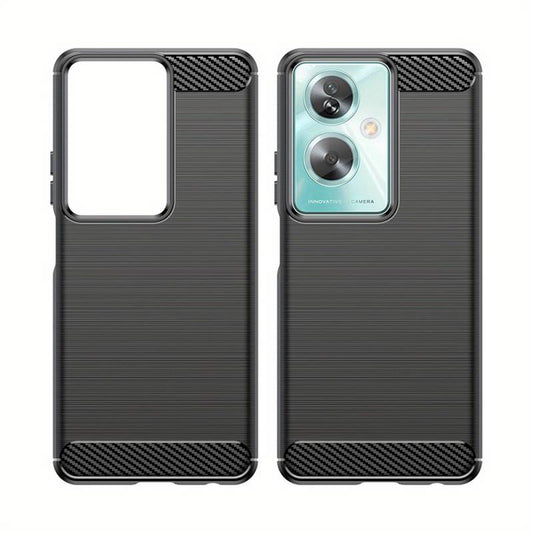 Custodia per OnePlus Nord N30 SE / Oppo A79, Techsuit, Carbonio, Nera