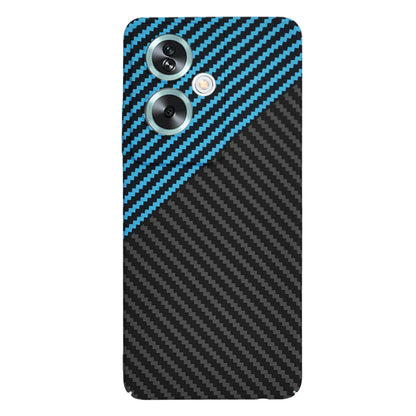 Custodia per OnePlus Nord N30 SE / Oppo A79, Techsuit, Carbonite FiberShell, Nero Blu