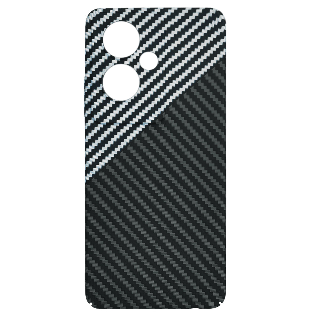 Custodia per OnePlus Nord N30 SE / Oppo A79, Techsuit, Carbonite FiberShell, Nero Grigio