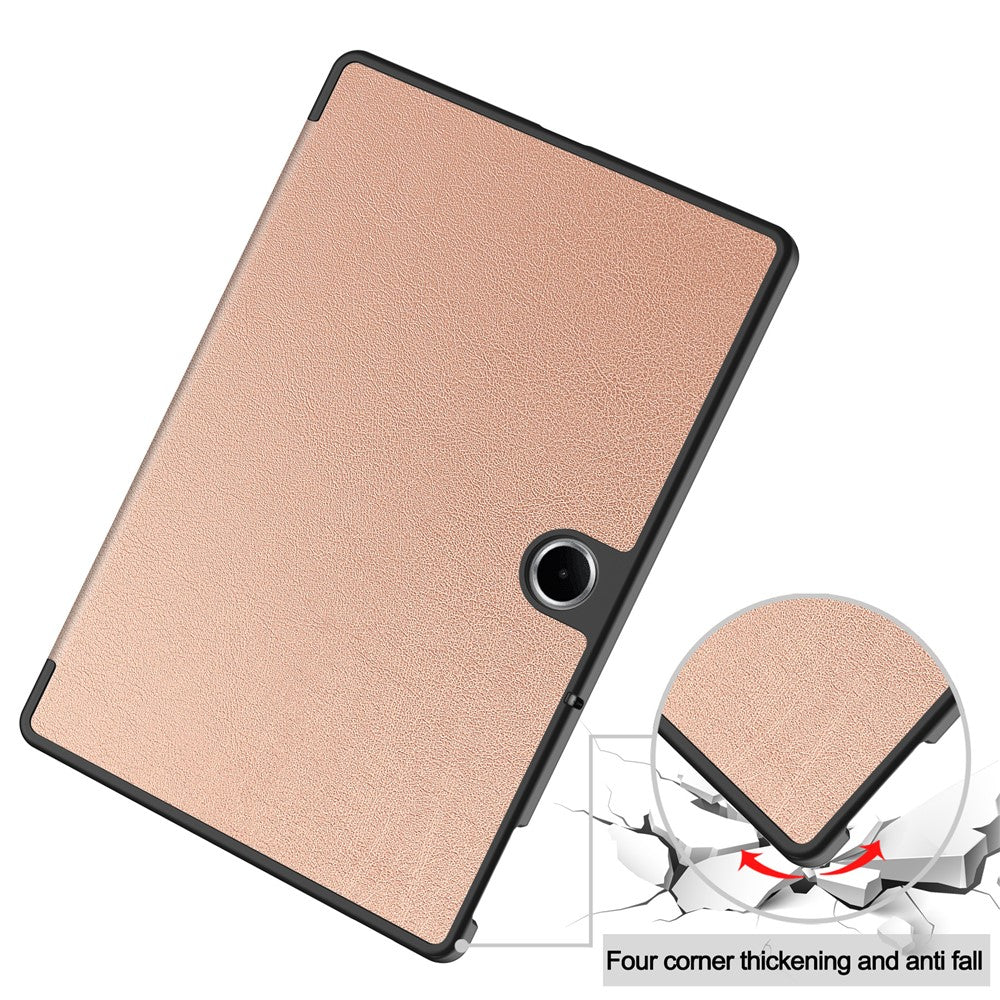 Custodia per OnePlus Pad Lite / Oppo Pad SE, Techsuit, FoldPro, Rosa Dorato