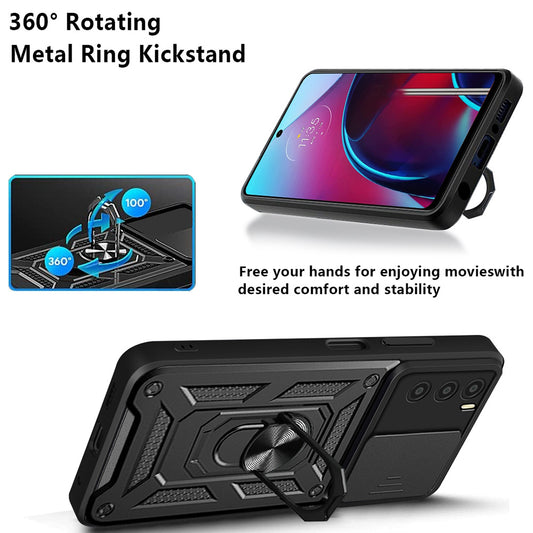 Custodia per Oppo A16s / A54s / A16, Techsuit, CamShield, Nera