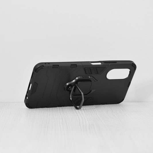 Custodia per Oppo A17, Techsuit, Shield, Nera