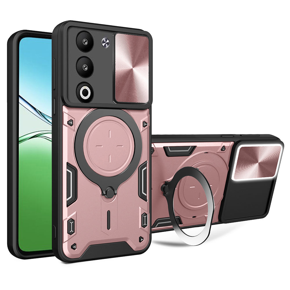 Custodia per Oppo A5 4G / A5 5G, Techsuit, CamGuard Pro, Rosa