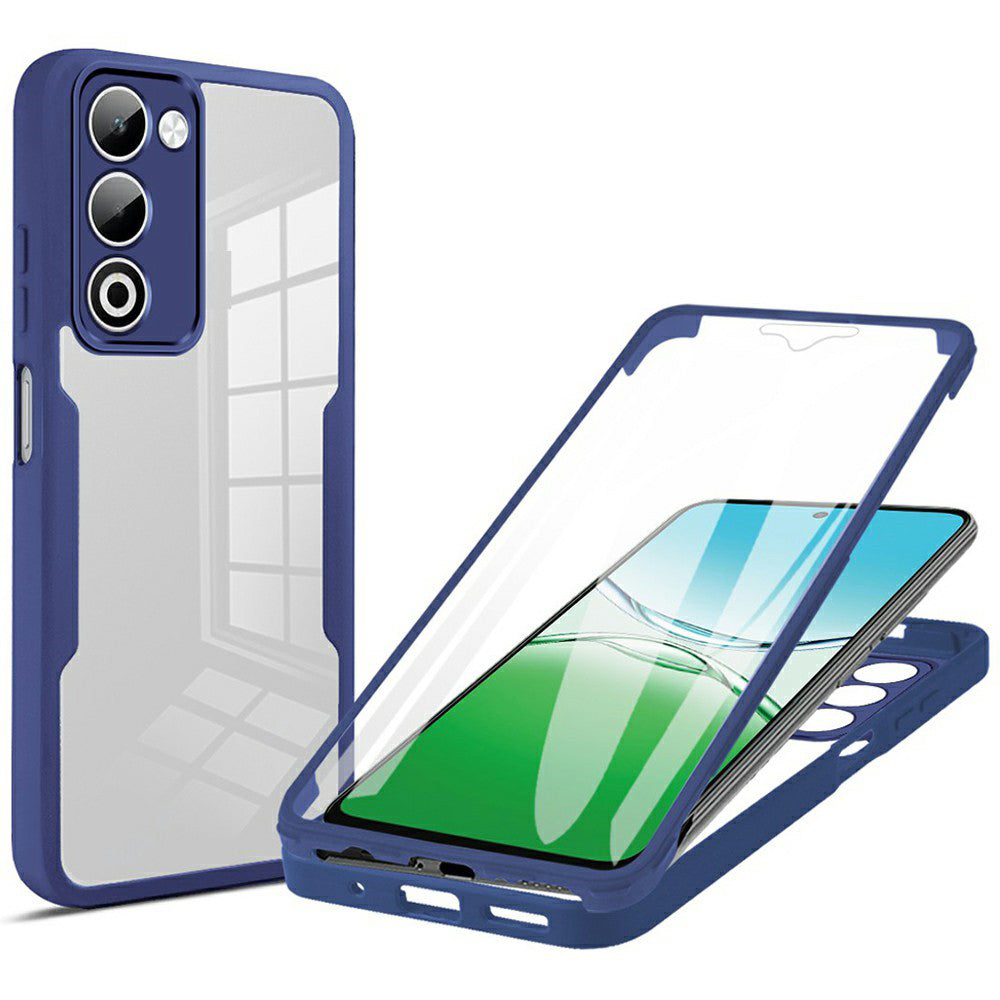 Custodia per Oppo A5 4G / A5 5G, Techsuit, ColorVerse 360, Blu