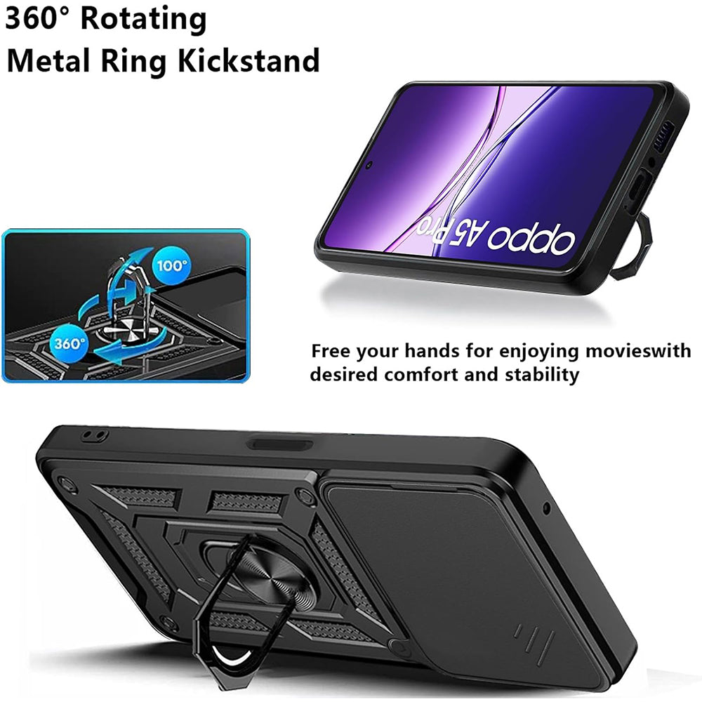 Custodia per Oppo A5 Pro 4G / A5 Pro, Techsuit, CamShield, Blu