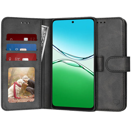 Custodia per Oppo A5 Pro 4G / A5 Pro, Techsuit, Diary Book, Nera