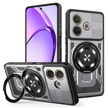 Custodia per Oppo A5 Pro 4G / A5 Pro, Techsuit, RuggedCam, Grigio