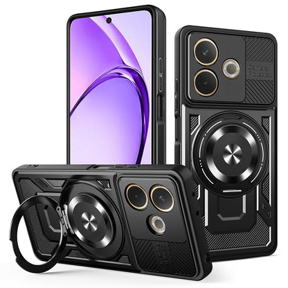 Custodia per Oppo A5 Pro 4G / A5 Pro, Techsuit, RuggedCam, Nera