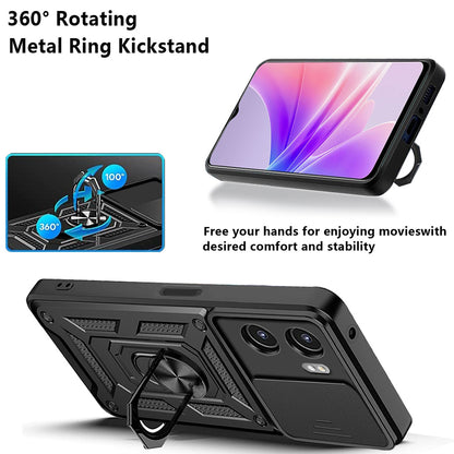 Custodia per Oppo A57 4G / A57s / Oneplus Nord N20 SE, Techsuit, CamShield, Nera