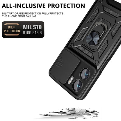 Custodia per Oppo A57 4G / A57s / Oneplus Nord N20 SE, Techsuit, CamShield, Nera