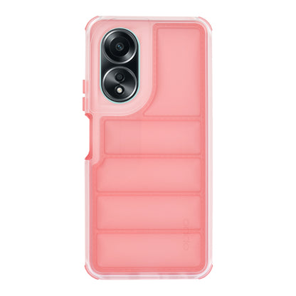 Custodia per Oppo A58 4G, Techsuit, Wave Shield, Rossa