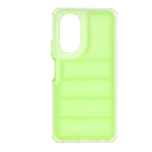 Case for Oppo A58 4G, Techsuit, Wave Shield, Green