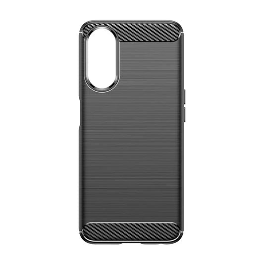 Custodia per Oppo A58 5G / A78 5G, Techsuit, Carbonio, Nera