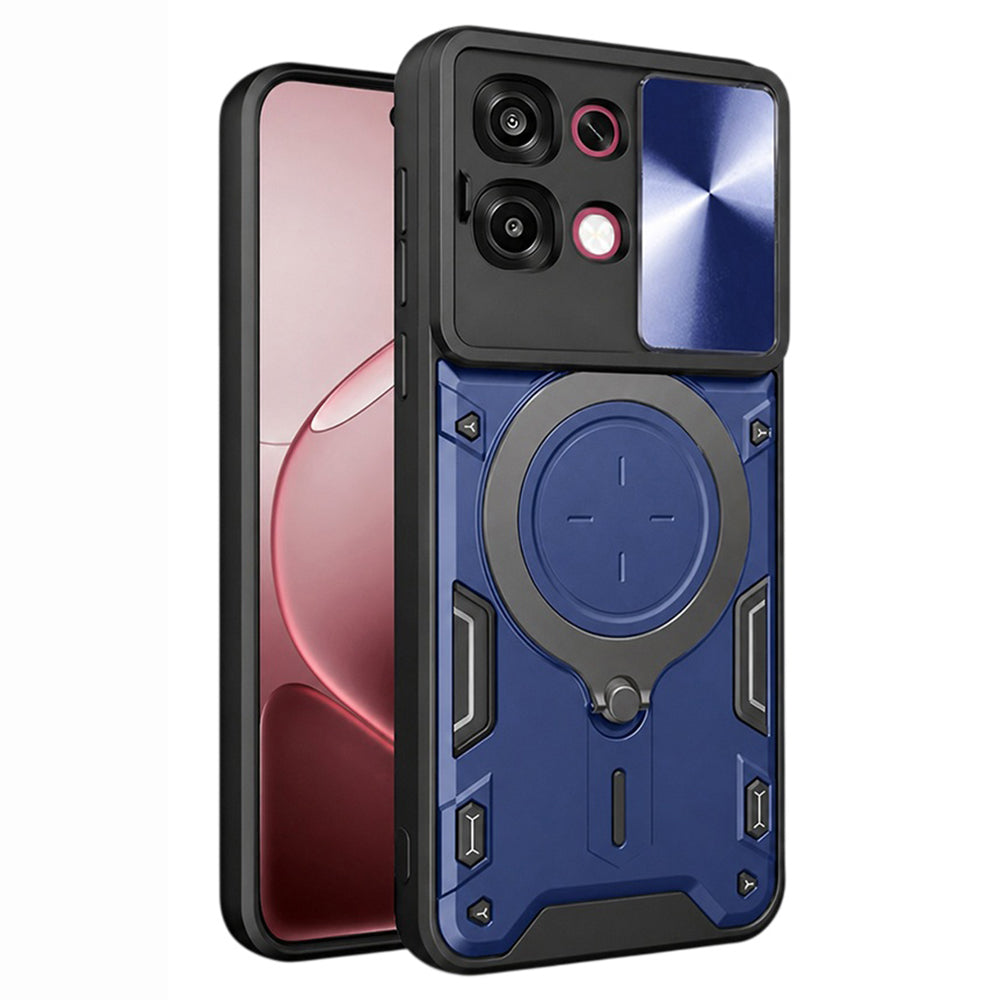 Custodia per Oppo A6 Pro 5G / A6 Pro 4G, Techsuit, CamGuard Pro, Blu