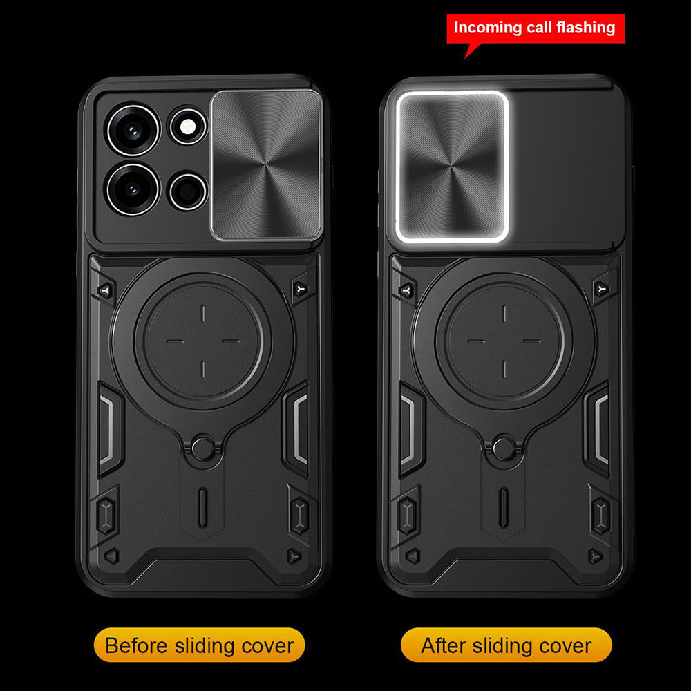 Custodia per Oppo A6 Pro 5G / A6 Pro 4G, Techsuit, CamGuard Pro, Rossa