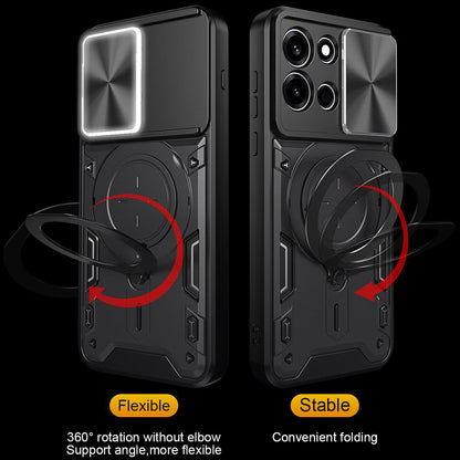 Custodia per Oppo A6 Pro 5G / A6 Pro 4G, Techsuit, CamGuard Pro, Rossa