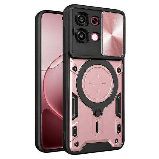 Custodia per Oppo A6 Pro 5G / A6 Pro 4G, Techsuit, CamGuard Pro, Rosa Dorato