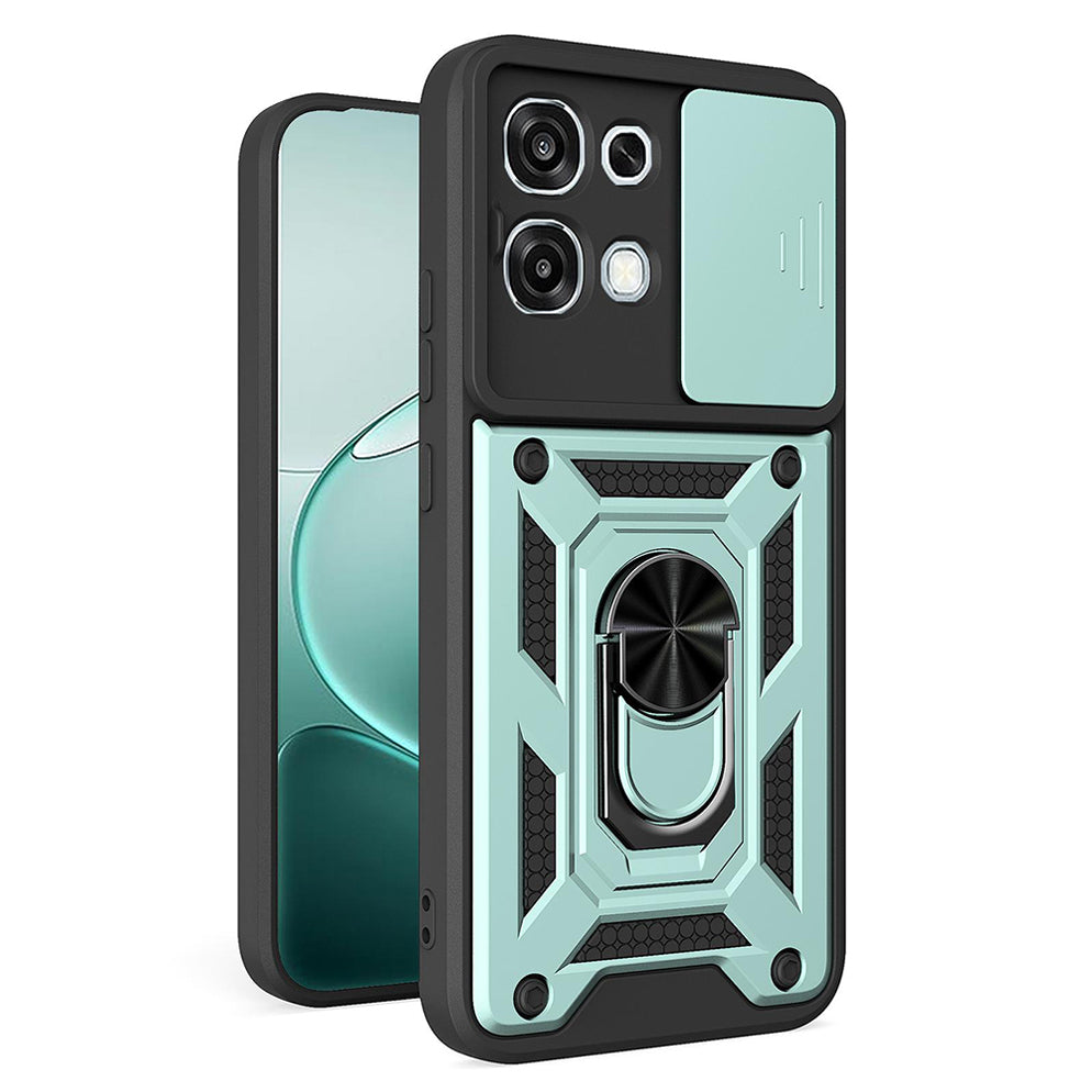 Custodia per Oppo A6 Pro 5G / A6 Pro 4G, Techsuit, CamShield, Verde