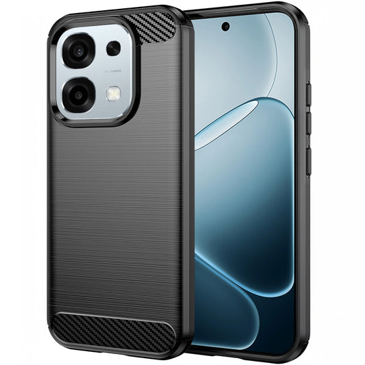 Case for Oppo A6 Pro 5G / A6 Pro 4G, Techsuit, Carbon, Black