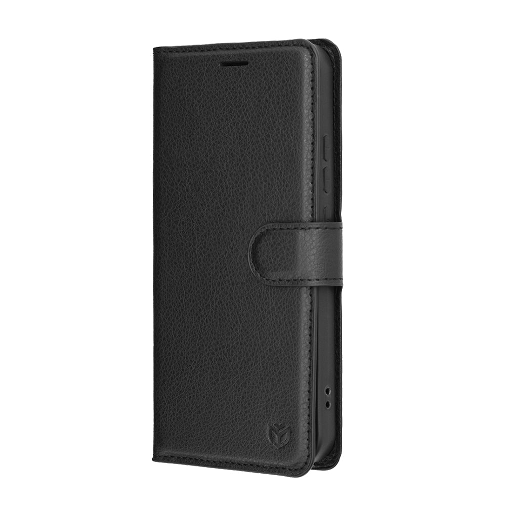 Custodia per Oppo A6 Pro 5G / A6 Pro 4G, Techsuit, Leather Folio, Nera