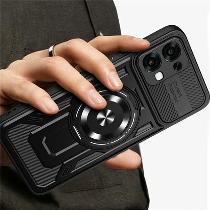 Custodia per Oppo A6 Pro 5G / A6 Pro 4G, Techsuit, RuggedCam, Nera