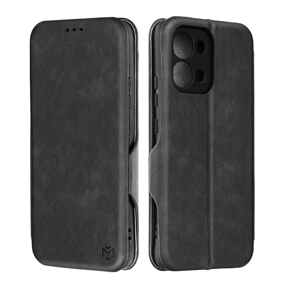 Custodia per Oppo A6 Pro 5G / A6 Pro 4G, Techsuit, Safe Wallet Plus, Nera